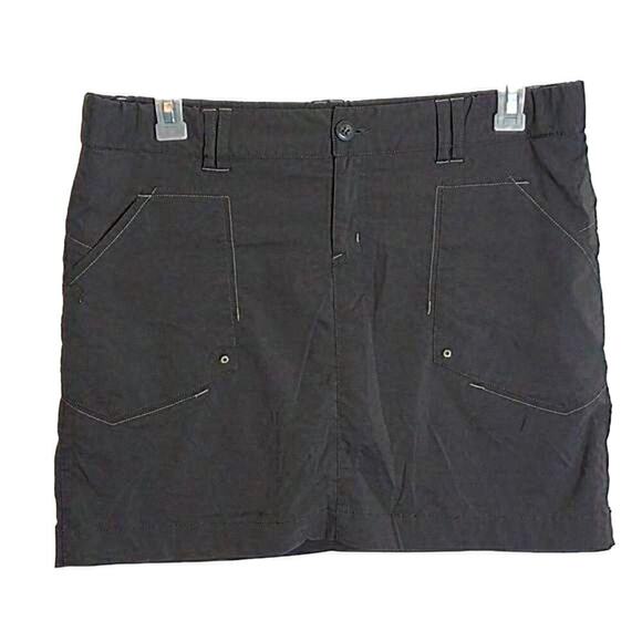 Eddie Bauer LG Skirted Shorts Sport Performance Nylon Active Hiking Gray Large L - Picture 1 of 9